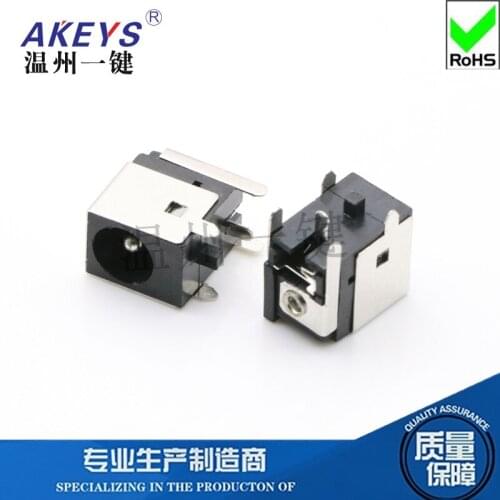 10pcs DC power socket DC-036A half pack 5.5X2.1/2.5mm Column Connector