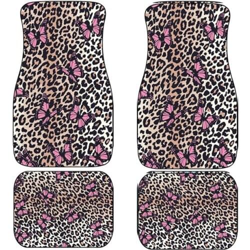 Aimaao Tie Dye Print Car Floor Mats Universal Car Accessories FIT SUV Truck Van For Ford Focus 2 Mondeo Mk4 Suzuki Samurai