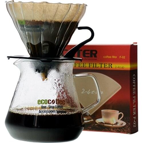 2020 New Household Coffee Filters Suitable for V60 Style Coffee Makers Coffee Strainer Set With Filters Coffee Tea Tools