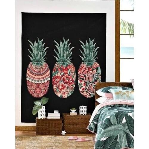 200*150cm Yin Yang Printed Lotus Tapestry Bohemia Mandala Tapestry Wall Hanging Wall Decoration Hippie Tapestry Beach Yoga Mat