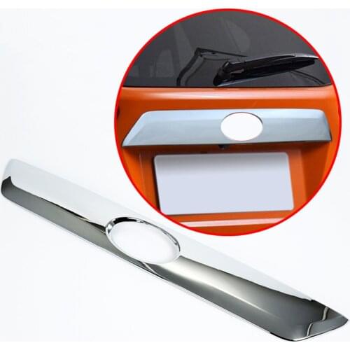 Chrome Rear Tail Door Trunk Lid Tailgate Stripes Cover Protect Trims Fit For Subaru Crosstrek XV Accessories 2018 2019 Parts