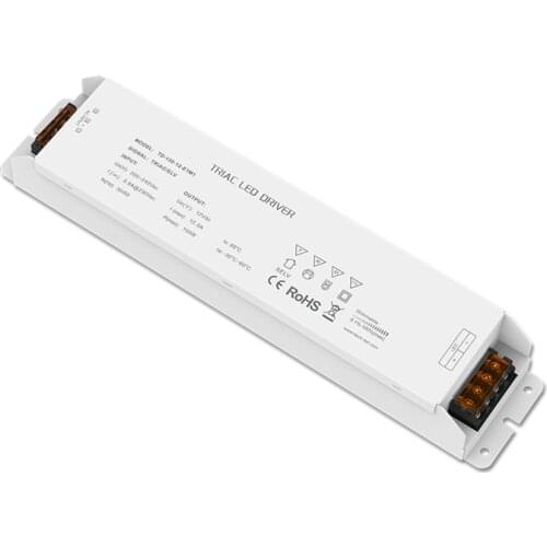 New Triac Dimming Driver AC 200V-240V Input,12V 24V 150W Output Constant Voltage Leading Trailing Edge ELV Dimmable Power Driver