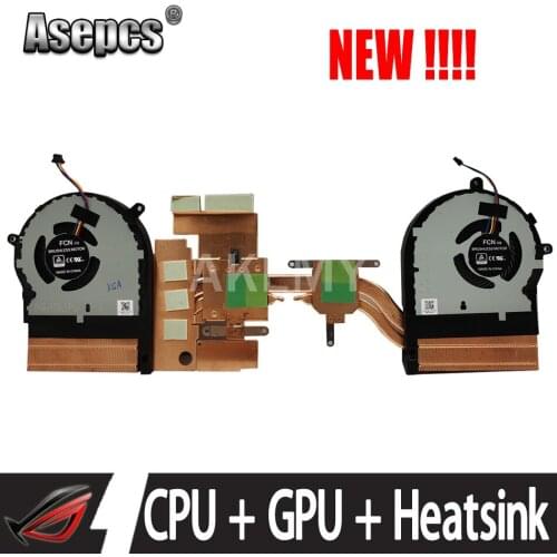 New cpu gpu cooling Radiator Fan cooler for Asus ROG TUF Gaming FX80G FX80GM FX80GE ZX80GD FX8Q FX504G FX504GD FX504GE FX504GM