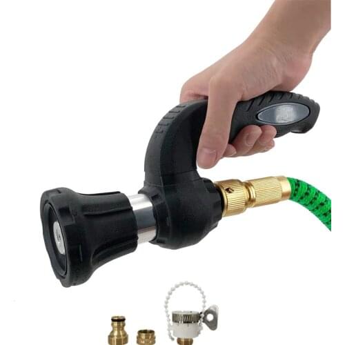 Portable High Pressure Garden Sprinkler High Pressure Washer Nozzle Vegetable Garden Watering Gun Car Wash Cleaning Supplies