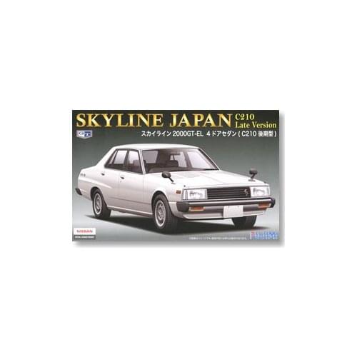 Fujimi Plastic Assembly Car Model 1/24 Scale Nissan Skyline Japan 4 Door Sedan Adult Collection DIY Assembly Kit 03876