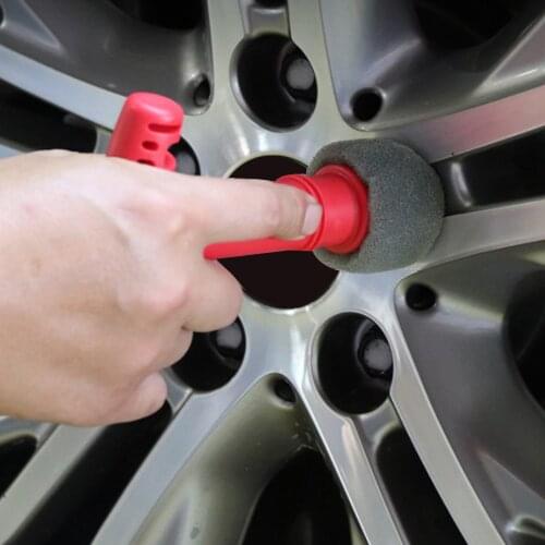 Wheel Lug Nut Cleaning Polishing Brush With Handle And Insert Wheel Brush Wheel Handle Nut Cleaning Polishing Brush Dropshipping