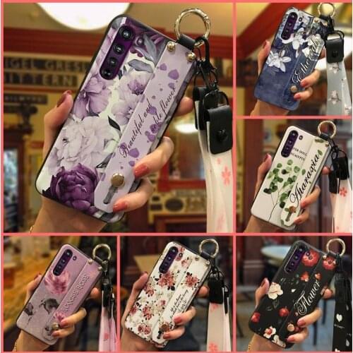 Silicone Kickstand Phone Case For MOTO Edge Fashion Design Back Cover Wristband New Arrival