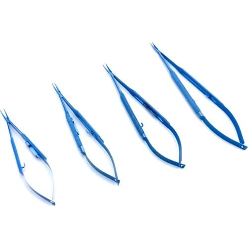 Titanium Curved/Straight Needle Holder With Lock Veterinary Surgical Instruments Articulos Veterinarios