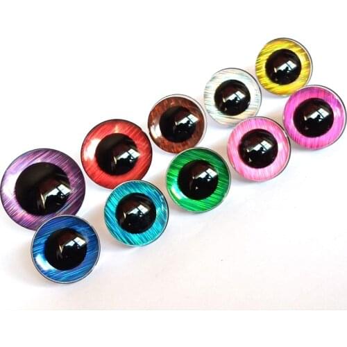 20pcs BIg Size Clear 3D safety eyes with refraction PU for for amigurumi -30mm/35mm/40mm