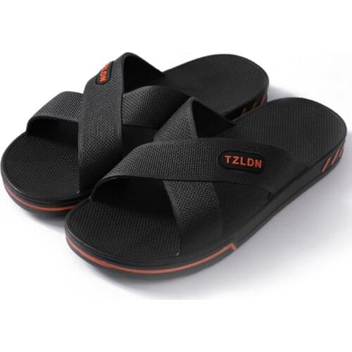2020 New Hot Summer Men Slippers Casual Black White Shoes Non-slip Slides Bathroom Sandals Soft Sole Women Slides Plus Size 52