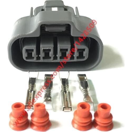 5 Sets 4 Pin Waterproof Female Auto Electric Wire Connector Automotive Cable Housing Plug ST-SBD-4F-GR