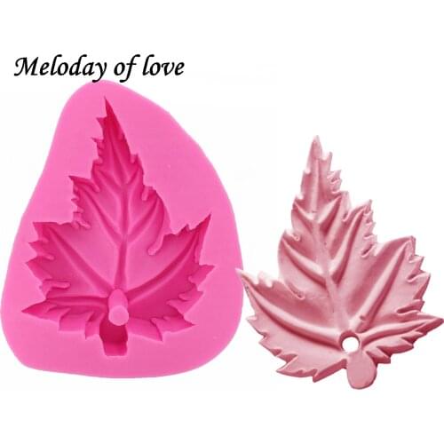 1Pcs DIYLeaf Silicone Soap mould DIY Carft molds Fondant Chocolate Molds Cake Decorating Tools T1250