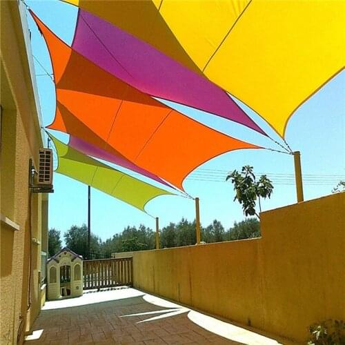 2*2M Waterproof Shade Sail Four-Cornered Sail Garden Courtyard Anti-Rain Snow and Fallen Leaves Anti-Ultraviolet