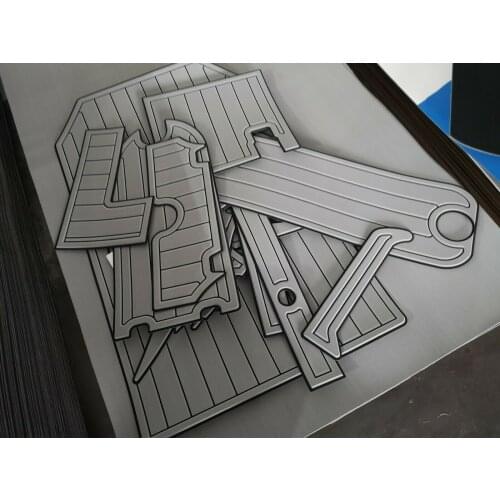 2007 Nautique 210 Cockpit Swim Platform Pads 1/4" 6mm EVA Teak Decking