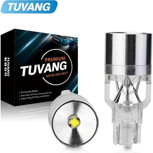 2x T15 W16W 921 912 Extremely Bright 15w CREE Chip Car LED Reverse Light Backup Lamp Tail Rear Parking Lights 6000K White