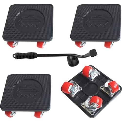 4 PCS Moving Dolly Heavy Duty with Universal Wheel,for Furniture Appliance Moving Slider,350 Lbs Load Capacity Retail