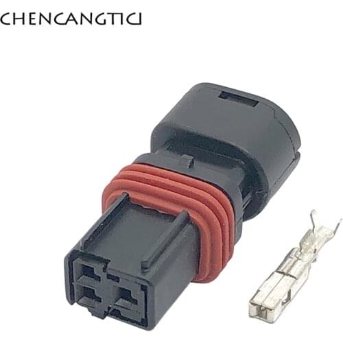 5 Sets 3 Pin Way Automotive Waterproof Sensor Connector Female Wiring Electrical Socket Car Housing Plug DJ7037B-1.5-21