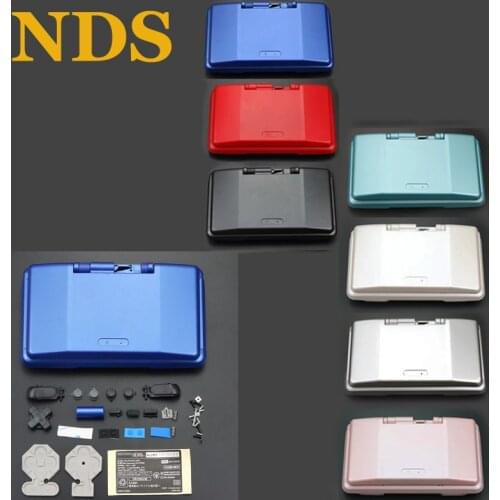 7 Colors In Stock Full Housing Shell Case For Nintend DS Box Cover With Button