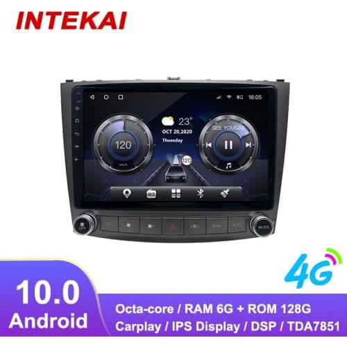 10.1"Android 10.0 Car Radio GPS Navigation Autoradio Multimedia Player for Lexus IS250 200 300 350 Head Unit Stereo