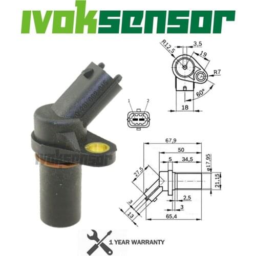 CPS Crankshaft Position Sensor RPM For FIAT DUCATO IVECO DAILY III IV MASSIF 504129943 0281002778 64848110010