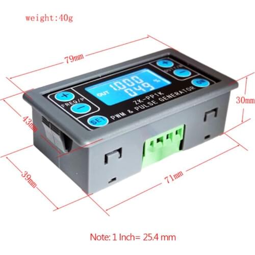 PWM Pulse Generator Frequency Duty Cycle Adjustable Module Square Wave Signal