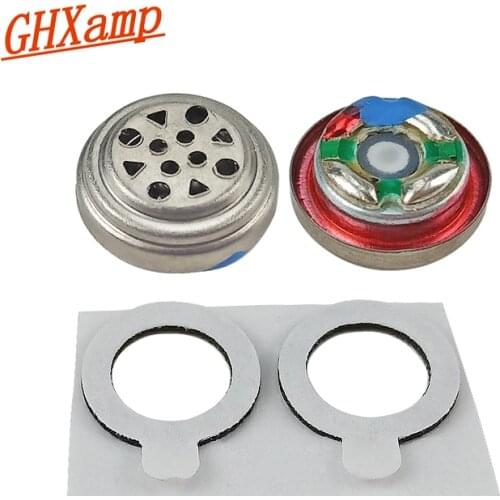 GHXAMP 42OHM 9.2mm Earphone Speaker Beryllium Diaphragm HiFi Headphone Driver Bass Low Frequency Vocals High-end 2pcs