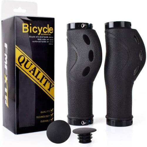Bicycle Handlebar Set Mountain Bike Handlebar Folding Bike Universal Double Lock Rubber Glove Riding Equipment Accessories Grips