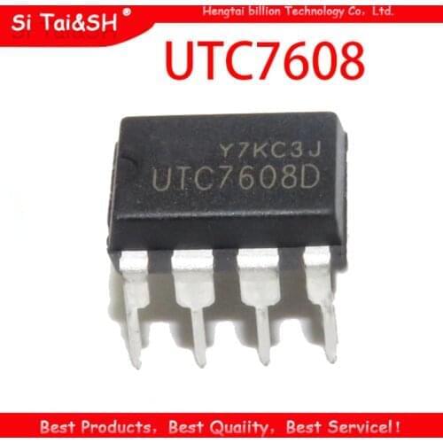 10PCS UTC7608D UTC7608 YW DIP8 Power management chip quality assurance