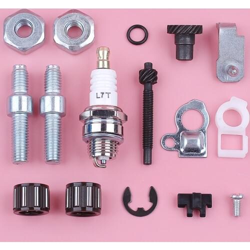 Chain Adjuster Tensioner Bar Stud Nut For Stihl 066 MS660 MS 660 Spark Plug Needle Bearing Chainsaw Spare Replacement Part