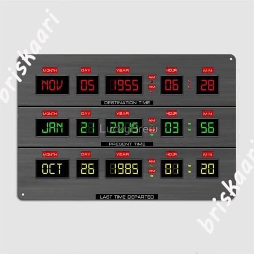 Back To The Future Metal Signs personalized Wall Decor Wall Wall Cave Tin sign Posters