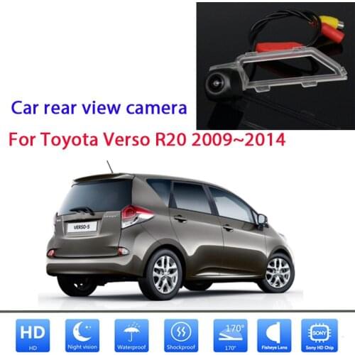 Car Reversing Parking Camera For Toyota Verso R20 2009 2010 2011 2012 2013 2014 Full HD Night Vision Backup Camera Waterproof