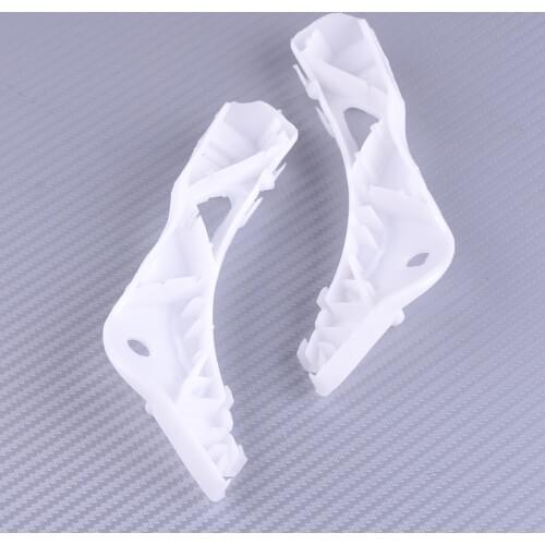DWCX 2Pc Plastic Front Left Right Bumper Bracket Holder Mount GJ6A-50-E12C GJ6A-50-E11C Fit For Mazda 6 2003 2004 2005 2007 2008