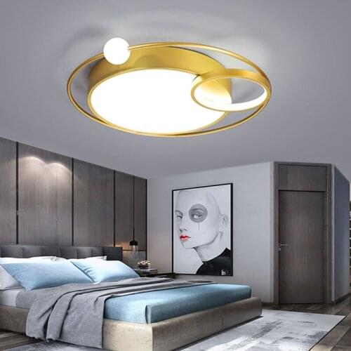 Simple Round LED Ceiling Lamp for Bedroom Living Dining Study Room Bathroom Kitchen Loft Aisle Night Indoor Lighting Luminaire