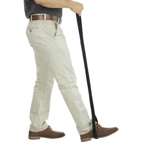 Rigid Leg Lifter Strap, 140cm Long Leg Strap for Adults, Easy to Use Leg Lift Assist for Beds, Wheelchairs