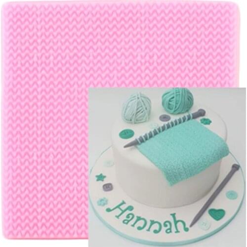 Sweater Knitted Lace Silicone Mold DIY Wedding Cake Border Fondant Mould Candy Polymer Clay Chocolate Cake Decorating Tools