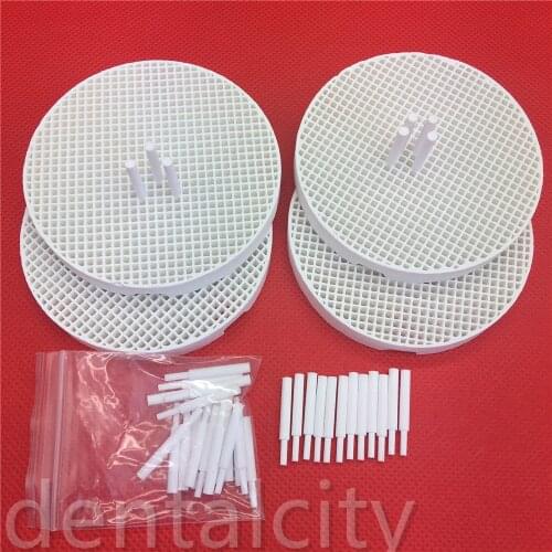 Dental Honeycomb Firing Trays with 40 Zirconia Pins Technician tools Dental Lab Equipment