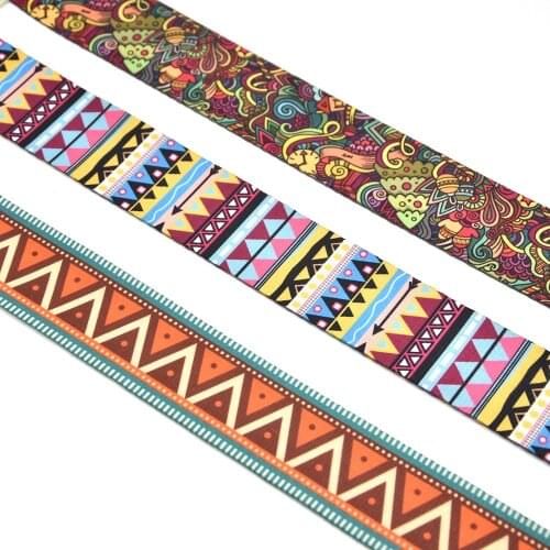 5 yards Jacquard Ribbon Webbing for DIY Clothes Bag Accessories Embroidered Sewing Accessory (38mm/1.5inch)
