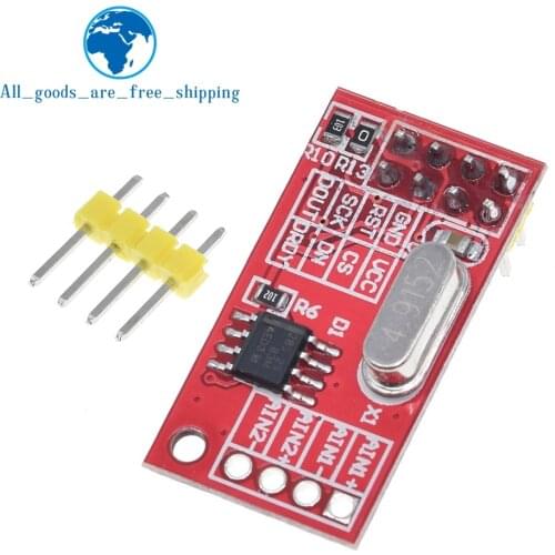 TZT AD7705 Dual 16 bit ADC data acquisition module programmable input gain SPI interface