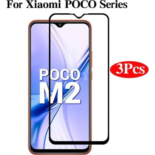 Protective Glass For Xiaomi poco x3 NFC M2 M 2 X 3 5G Tempered Glass Screen Protector Smartphones For Xiaomi Xiamoi M3 F1 F2 Pro