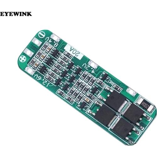 10pcs Arrival 3S 20A Li-ion Lithium Battery 18650 Charger PCB BMS Protection Board 12.6V Cell 64x20x3.4mm Module