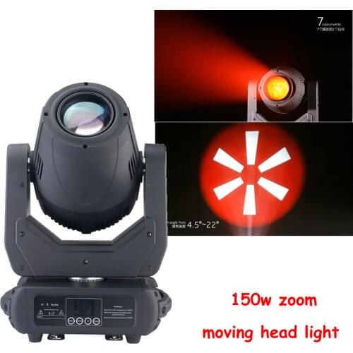Free Shipping 4pcs/Lot 150W Gobos LED ZOOM Moving Head Stage Lighting Zoom Lyre Perfect Disco Wedding DJ Gobo Prism