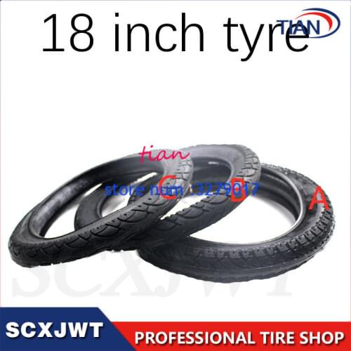 Free Shipping 18x3.0,18x2.50,18x2.125 Multi-style 18 Inch Inner Tyre and Outer Tyre Fits Many Gas Electric Scooters and E-Bike