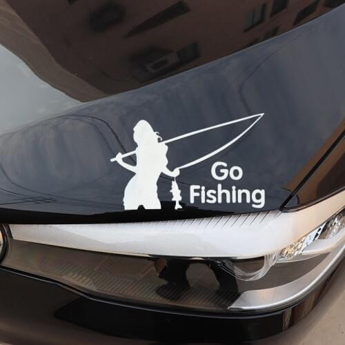 2020 NEW HOT Popular Go Fishing Vinyl car sticker for Skoda Octavia Fabia Rapid Superb Yeti Roomster