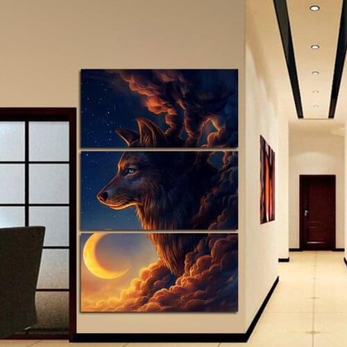 3 Piece Poster Heavenly Hound Home Decor Canvas Wall Art for Home Decorations Wall Decor Canvas Painting Wholesale