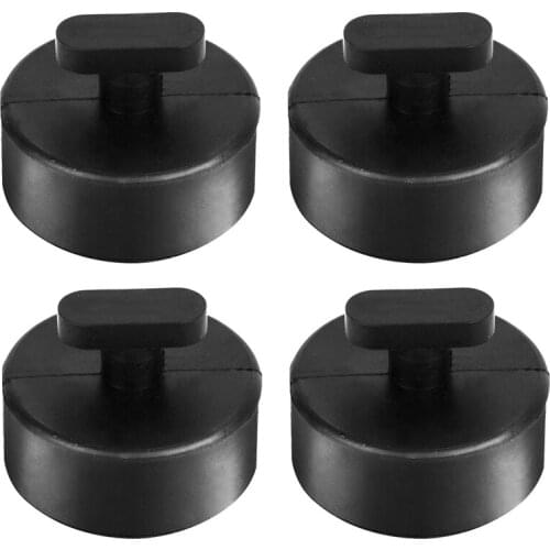 4 PCS Car Jack Support Block Rubber Pad Solid Adapter Rubber Jack Pad Rubber Pad for Chevrolet Corvette C5 C6 C7