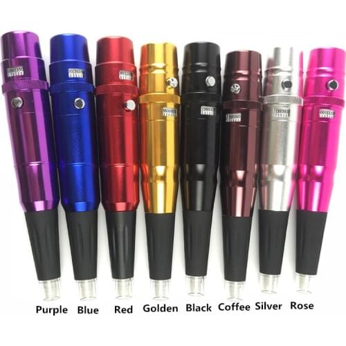 5 PCS Hot Sale Permanent Makeup Eyebrow Lip Tattoo Machine Swiss Motor Pen Gun Permanet Tattoo Machine Pen By Free Shipping