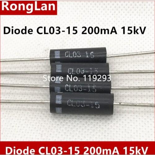 [BELLA] high voltage high voltage diode CL03-15 200mA 15kV high voltage silicon stack--40pcs/lot