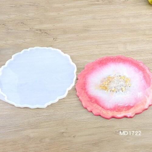 Large Silicone Tray Fluids Artist Mold Irregular Coasters Epoxy Resin Art Supplies Make Your Own Tray Resin Mold E7