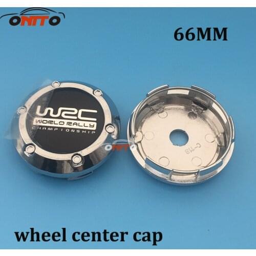 Black red WRC logo Wheels Covers 4pcs/let 66m Car wheel center cover Car Wheel Center Caps Caps Emblem Badge cover car styling