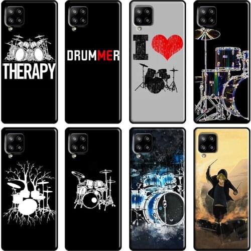 Drum Drummer Phone Case For Samsung Galaxy A51 A70 A71 A72 A52 A41 A31 A02S A12 A21S A20e A10 A40 A50